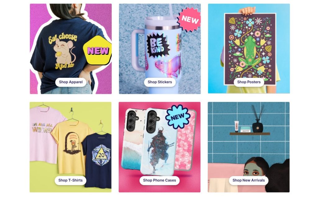 RedBubble print on demand