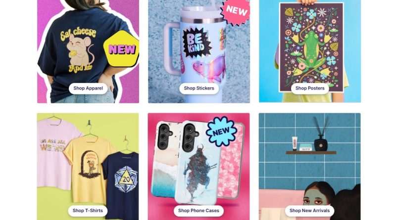 RedBubble print on demand