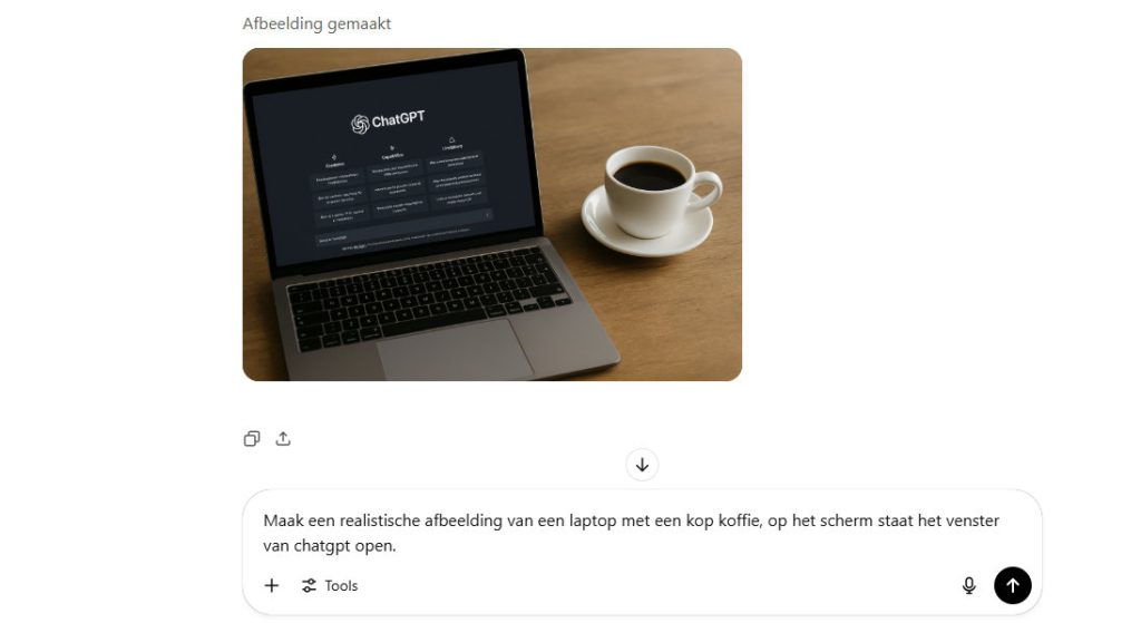 chatgpt afbeelding