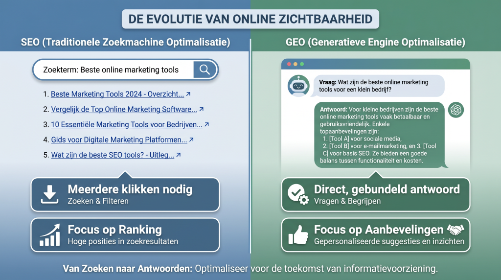 Generative Engine Optimization (GEO) - online zichtbaarheid met AI